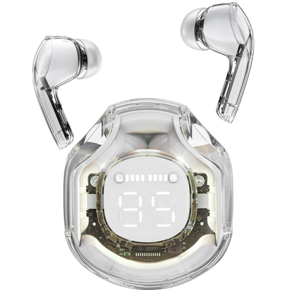 T8 Crystal  Wireless Earbuds - TRANSPARENT (AIR 39)