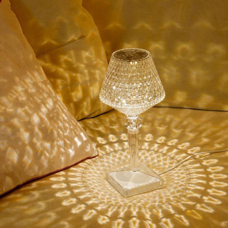 Crystal Rose Table Lamp