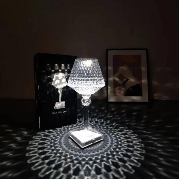 Crystal Rose Table Lamp