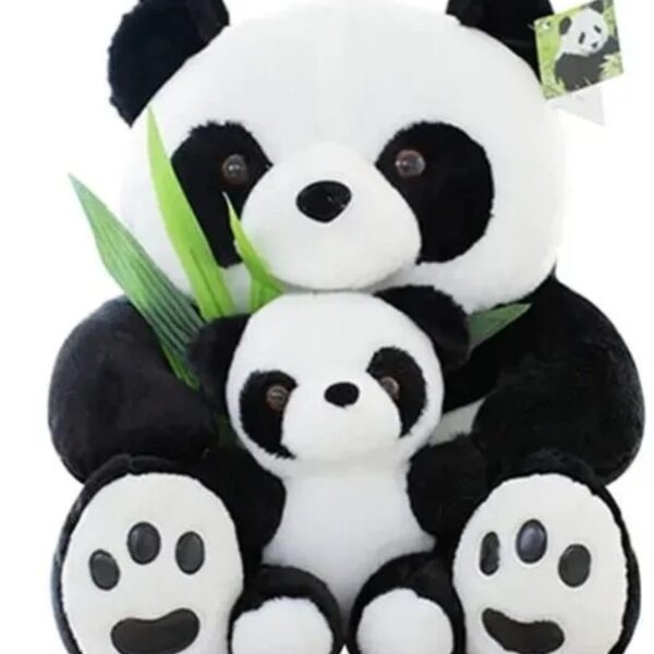 Panda with baby panda Plush Toy