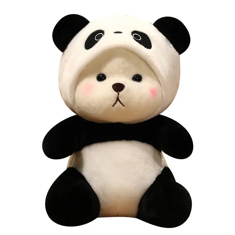 Soft Stuffed Panda Bear with Cap