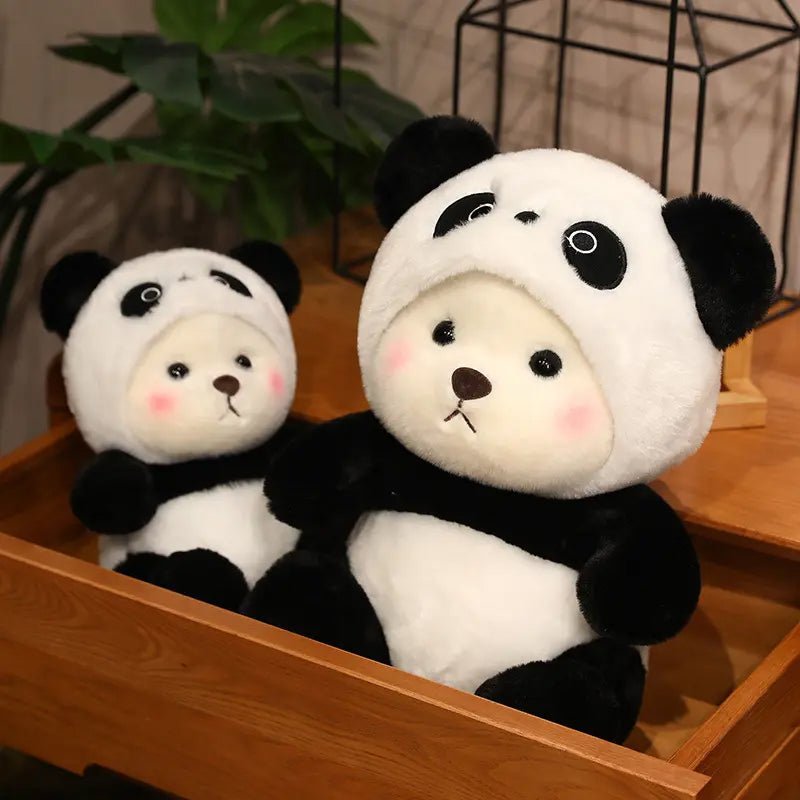 Soft Stuffed Panda Bear with Cap